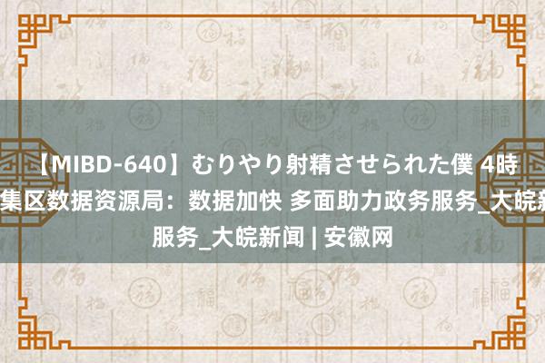 【MIBD-640】むりやり射精させられた僕 4時間 淮北市杜集区数据资源局：数据加快 多面助力政务服务_大皖新闻 | 安徽网